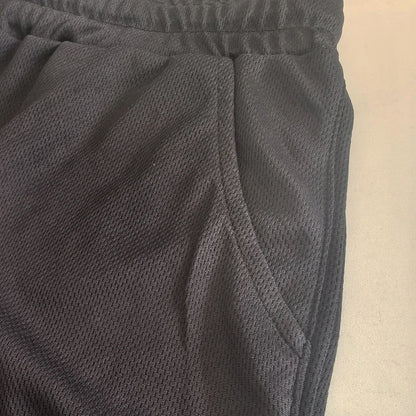 Summer thin mesh sports shorts men's breathable trend muscle fitness training three point pants running casual sports shorts