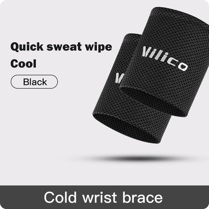 2 PC Wrist Support Band Wristband Sport Bracers Sweat Towel Cuff Tennis Wrist Guard Protector Strap Fitness Run Sweatband Gym ﻿