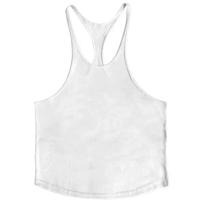 Running Vests Men Sleeveless Sweatshirt Gym Singlets Suspenders Tank Top for Fitness Bodybuilding Shirt Muscle Stringer Clothing