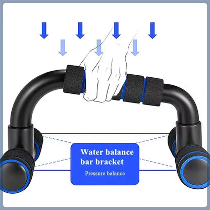 Portable Muscle Training Fitness Equipment Anti Skid Foam Handle Push Up Support Comfortable Household Fitness Equipment